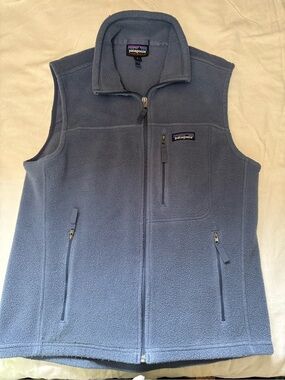 Patagonia Slate Blue Synchilla Fleece Vest